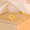 Pulsera de Lujo Ligero con Hebilla Marti Tono Dorado de Venta Caliente Transfronteriza para Mujer, Joyería de Moda para el Trabajo con Diseño Irregular Calado