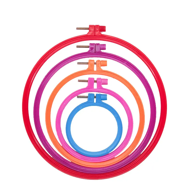 彩色5白底