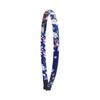 Diadema fina de 1 cm para mujer de estilo retro europeo y americano, horquilla de tela estampada, diadema floral, traje de suministro de accesorios para el cabello transfronterizos