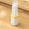 Mini Portalápices Tapa y Cuerpo de Bolígrafo Integrados Tapa de Bolígrafo Multifuncional Cubierta Protectora para Estudiantes de Primaria Lápiz Cubierta de Bolígrafo Tipo Bloque de Construcción