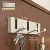 Ganchos invisibles sin taladro para paredes del baño, percheros de entrada y ganchos plegables para dormitorio
