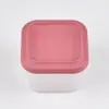 Mini Marmita Caixa Pequena Marmita Grau Alimentício Micro-ondas Caixa de Suplemento Alimentar Crisper de Frutas de Silicone