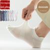 Meias Sociais Masculinas, Fio de Algodão, Malha Respirável para Primavera e Verão, Meias de Algodão Lisas, Cano Curto Sem Costura, Meias Invisíveis Antiodor, Atacado