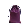 Fabricante directo de bolsas de terciopelo personalizadas con logo e impresión de patrones, bolsas multifuncionales con cordón adecuadas para guardar joyas y accesorios
