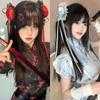 Novo Avental de Maid Lolita Estilo Japonês para Chef Chinês Fantasia Cosplay Novo Conjunto Cheongsam Estilo Chinês Venda por Atacado
