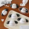 Lindo cachorro sudoroso tridimensional de dibujos animados accesorios DIY orejas grandes perro pantuflas bolsa espejo accesorios de decoración venta al por mayor