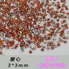 5A Vermelho Laranja Chanfrado Fundo Plano Zircônia Mini Diamante Enfeites, Lote Inteiro Brilhante Olho de Cavalo Unhas Usáveis DIY Nail Art Diamantes
