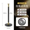 Fábrica de Origem de Foshan Colunas de Metal Personalizáveis com Cordas de Suspensão, Barreiras de Isolamento de Linha de 1,0m, Postes de Sinalização de Segurança