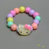 Conjunto de collar y pulsera de perlas para niños, versión coreana, directo de fábrica, collar de unicornio, accesorios transfronterizos para niña, venta al por mayor