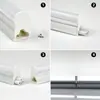 Tubo de Luz LED T5T8 Controlador de Corriente Constante de Voltaje Amplio Iluminación de Vitrina de Gabinete Tubo de Luz Soporte Juego Completo Tira de Ahorro de Energía