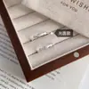 Anel de Prata Pura S999 com Design Único de Moeda de Peixe Pequeno e Zircônia para Mulheres, Anel Doce de Moda de Luxo Leve, Acessório de Mão Elegante