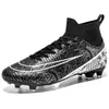 Zapatillas de fútbol transfronterizas para hombres y mujeres, de caña alta con tacos largos AG, tacos TF, zapatillas de entrenamiento para competición de fútbol en campus estudiantil, malla antideslizante