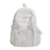 Nova Bolsa Ita com Estampa de Estrela Mochila Estudantil Grande Capacidade Alta Aparência Versátil Tendência Redução de Carga Campus Mochila de Costas Dupla