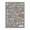 Pegatinas para Uñas Corazón de Dopamina 5D Estereoscópicas en Relieve Versátiles Recortadas Corazón Pegatinas para Manicura DIY Joyería Estilo Yl
