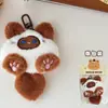 Novo chaveiro de gato fofo de desenho animado com cauda longa para estudantes, melhores amigos e casais, chaveiro pingente de bolsa de pelúcia