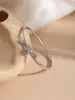 Pulseira de Corda Colorida Separada em Nós Torcidos de Luxo de Moda Versão Alta Tecelagem de Nó Cruzado Pulseira de Joia de Mão de Ponta