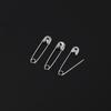 Alfiler de Metal Oro Plata Negro Pin para Etiqueta de Ropa Pin para Etiqueta Mini Pin de Marca Famosa Elefante Hebilla de Hierro Caja de Pines