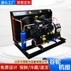 Unidade Copeland Refrigerada a Ar Semi-Fechada Compressor Copeland Tipo Pistão Equipamento de Refrigeração para Armazenamento a Frio Unidade Copeland Refrigerada a Ar