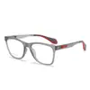 Armazón de gafas TR90 para pierna de resorte transfronteriza de alta textura 6808 pierna de gafas deportivas antideslizante se puede equipar con gafas de graduación para hombres y mujeres