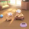 Miniatura de Paisaje Linda Figura de Nutria Botella Ecológica Mengli Accesorios de Decoración DIY Adorno Pequeño de Escritorio para Paisaje en Miniatura