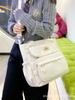 Bolso de hombro portátil de gran capacidad y fácil de combinar, bolso de mano para estudiantes, tutorial de clase, bolso de mano suave para chicas.