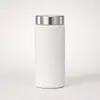 Taza térmica de acero inoxidable al vacío mini de bolsillo estilo simple fresco para hombres mujeres niños taza de agua taza de agua térmica portátil