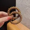 Elástico para cabelo simples e durável em espiral de telefone, elástico de alta elasticidade, corda para prender cabelo de mulher, acessório de cabeça outono e inverno, não machuca o cabelo