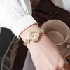 Moda Nuevo Estilo Reloj Coreano para Mujer Estudiante Fiesta Nicho Amor Temperamento Correa de Acero Explosiones Transfronterizas