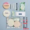 Puff Desechable para Novia Set de Herramientas de Maquillaje Esponja Toalla Facial Puff para Estudio Fotográfico Bolsa de Maquillaje Suministros de Belleza