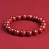 Grânulos Redondos Facetados de Areia Dourada Roxa de Cinábrio de Alto Teor Natural Grânulos Soltos Facetados Acessórios Joias Atacado Pulseira Colar DIY