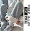2026 Nuevos Pantalones Jogger Sueltos de Pierna Ancha Forrados de Polar para Otoño e Invierno Pantalones de Chándal Casuales Rectos Pantalones Deportivos de Pierna Ancha para Mujer