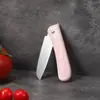 Faca de Frutas Dobrável de Aço Inoxidável para Uso na Cozinha, Descascador Portátil para Frutas e Legumes, Faca de Presente para Cortar Legumes e Frutas