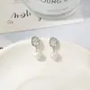 Brincos de Flor Coração Zero Lixo para Mulheres, Acessórios Eletrodepositados Ecológicos de Nicho Yiwu Atacado, Brincos de Coração Eletrodepositados Ecológicos