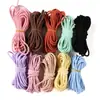Alambre Hecho a Mano para DIY de 3 mm de Espesor, 5 m, Cuerda de Algodón Colorida para Pulsera, Collar, Cuerda de Honda, Correa, Accesorios V1030
