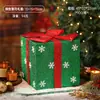 Suprimentos para Decoração de Natal Pilha de Árvore de Natal Caixa de Presente de Natal em PVC Caixa de Presente Decoração de Cena de Janela Pilha de Caixas de Presente