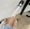Medias Falsas de Muslo Empalmadas Talla Grande Invierno Engrosadas Cálidas Falsas Hasta la Rodilla Leggings Calcetines para Pantorrilla JK
