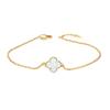 Pulsera de Trébol de Cuatro Hojas de la Suerte para Mujer estilo ins Simple Joyería de Lujo Ligero 2022 Nuevo Nicho Venta al por Mayor para Enviar a la Novia
