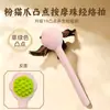 Bastão de Tapping de Meridianos Longo de 48cm Superfície Extra Alargada Preenchido com Artemísia Natural Artesanato Chinês Presente de Feriado para Casa