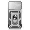 Capa de Celular Transfronteiriça Novo Modelo Design Simples com Janela Deslizante Adequada para Apple Ip17 Ring Pro Suporte 17Air Carro Montagem Magnética