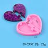 DIY Vários Dia dos Namorados Amor Pingente Decoração Chaveiro Pingente para Celular Fazendo Molde de Silicone