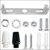 Juego de hebillas de doble línea para candelabros de montaje en pared, soporte de espejo transversal en forma de U, placa de techo con correa trasera de Amazon, panel colgante de viga en I semihueca