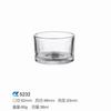Atacado de fábrica Copo de vidro transparente para vela DIY Castiçal de aromaterapia Castiçal para vela perfumada Recipiente para vela recipiente