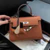 Bolsa Kelly Minimalista de Alta Calidad Modelo Nuevo Primavera 2026 Bolso de Mano de Moda para Mujer Estilo Coreano Bolso Tote Cruzado al Hombro
