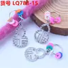 Peluca Accesorios de Rastas Anillo para el Cabello Goma para el Cabello Pinza para el Cabello Trenzada Adorno para el Cabello de Aleación Hueca con Pedrería Hebilla para el Cabello Colgante Resorte Pequeño Accesorio
