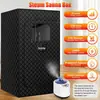 Caixa de Sauna Customização Tafetá de Poliéster 190T Suportes Customização de Tamanho/Cor Capa para Equipamento de Fisioterapia Portátil para Casa