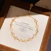 Pulsera Redonda de Circonita Chapada en Oro Real, Lujo Ligero, Sensación de Alta Gama, Pulsera Versátil de Nicho, Joyería con Diseño de Moda para el Día a Día