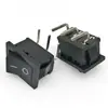 Interruptor de balancim KCD4 de duas marchas e três marchas KCD1 // Kd3 Oval KCD2 reinicia dois três quatro seis pés com luz