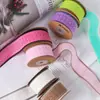 Cinturón Tejido Hueco con Borde Ondulado DIY Decoración para Textiles del Hogar Ropa Sombrero de Copa Regalo Empaque de Flores Accesorios para el Cabello con Lazo