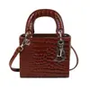 Bolso Princesa Diana Transfronterizo para Mujer 2026 Nuevo Modelo Bolso de Mano Versátil Bolso de Hombro con Pedrería Brillante Sensación de Alta Gama Bolso Cruzado para Mujer