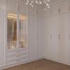 Fabricante de Pekín Armario de Dormitorio Estilo Crema Personalizado para Toda la Casa Madera Maciza Gabinete de Pared para Sala de Estar Armario con Puerta de Cristal Estilo Francés para el Hogar